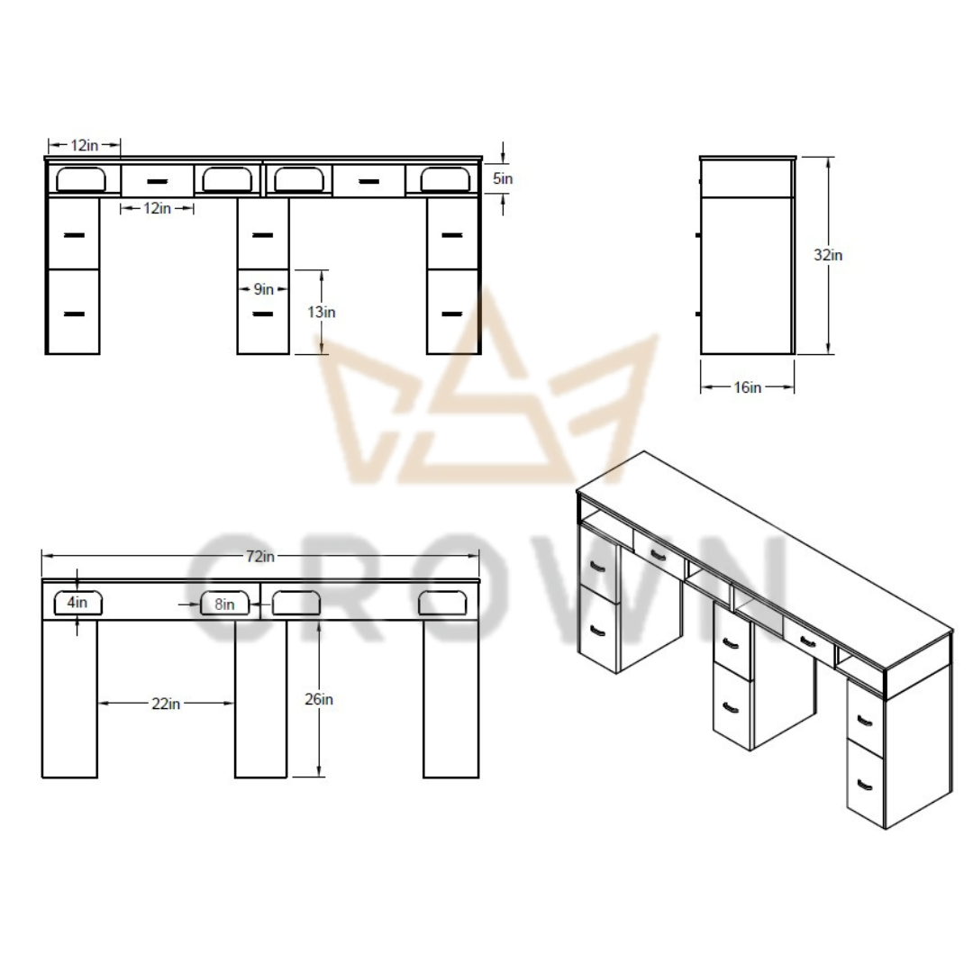 Nail Table Double