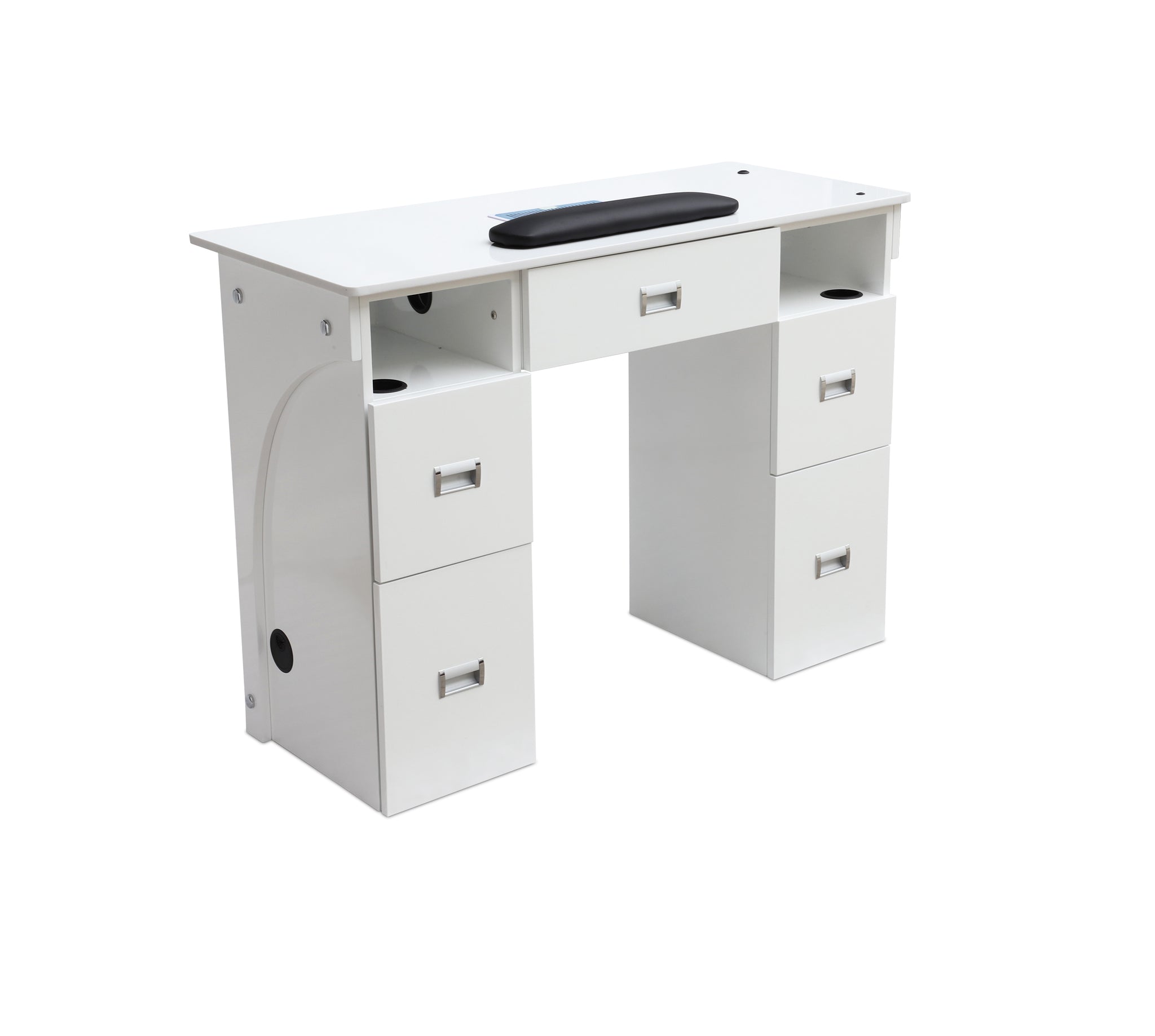 Simple Modern Nail Table Speciality White Vacuum Design Nail Table